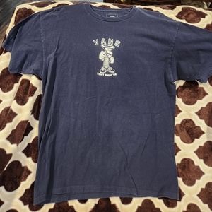 Men's Vans L Large Navy T Shirt Tight Since 66 Screw